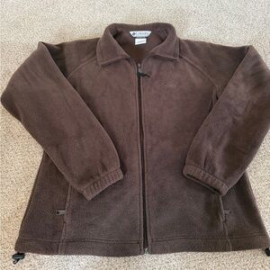 Columbia Women's Fleece Zip Up Jacket Brown